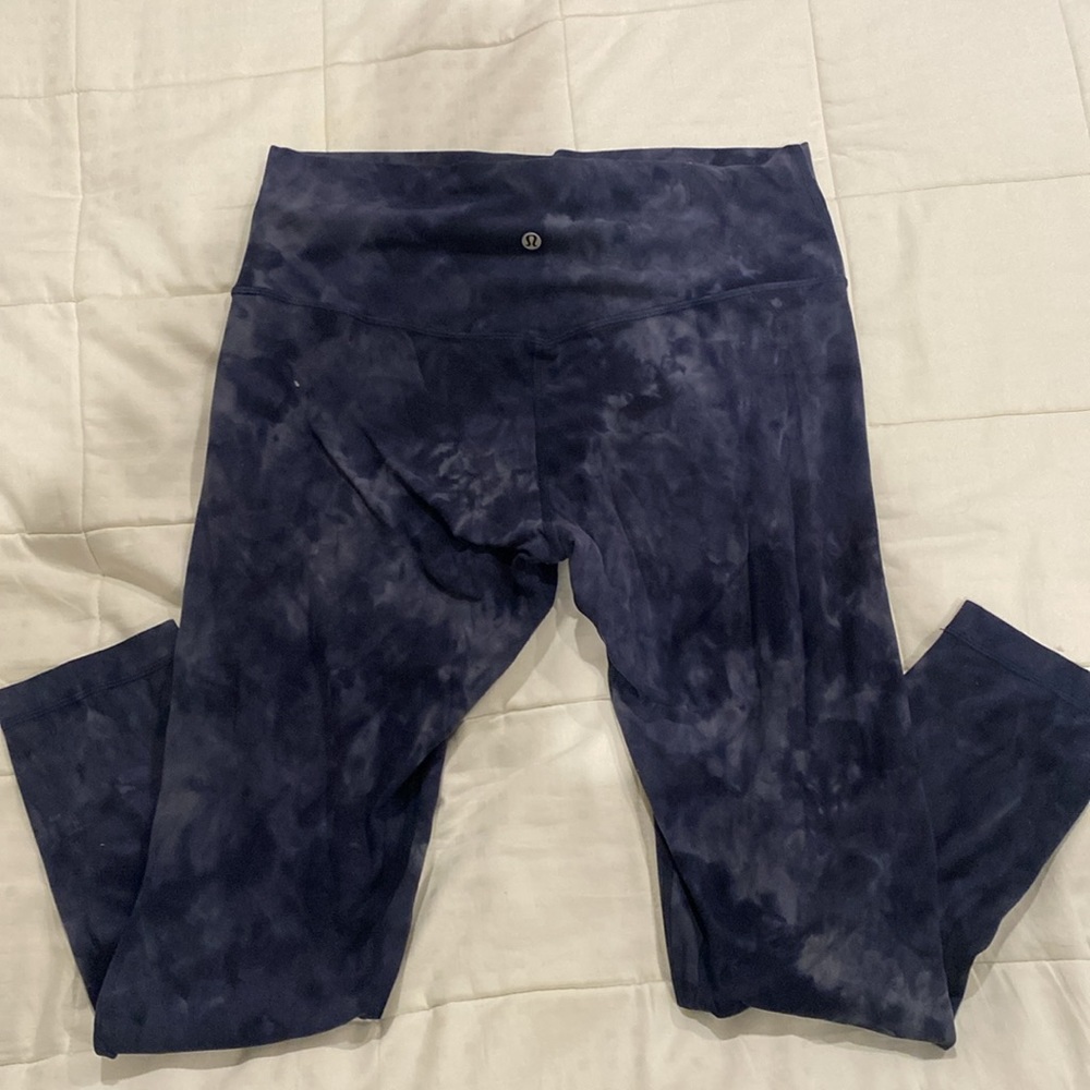 Blue Tye Dye Lululemon leggings